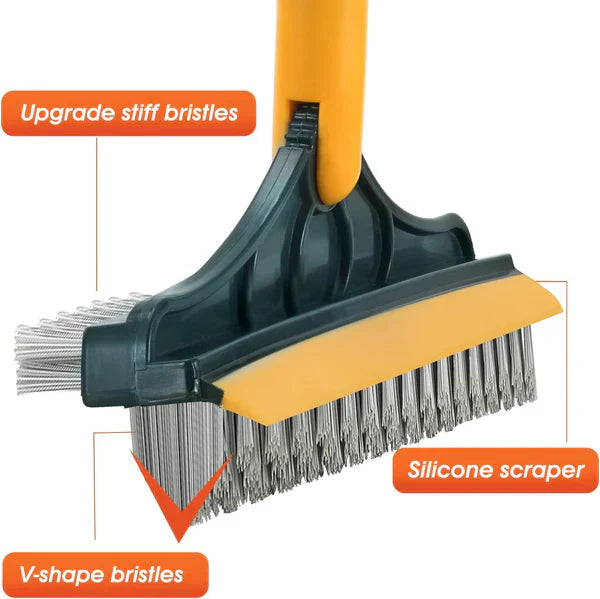 120° Rotatable Head - 2 In 1 Multipurpose Cleaning Brush