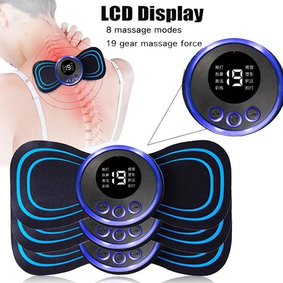 EMS Foot Massager & Butterfly Mini Massager Combo (Pack of 2)