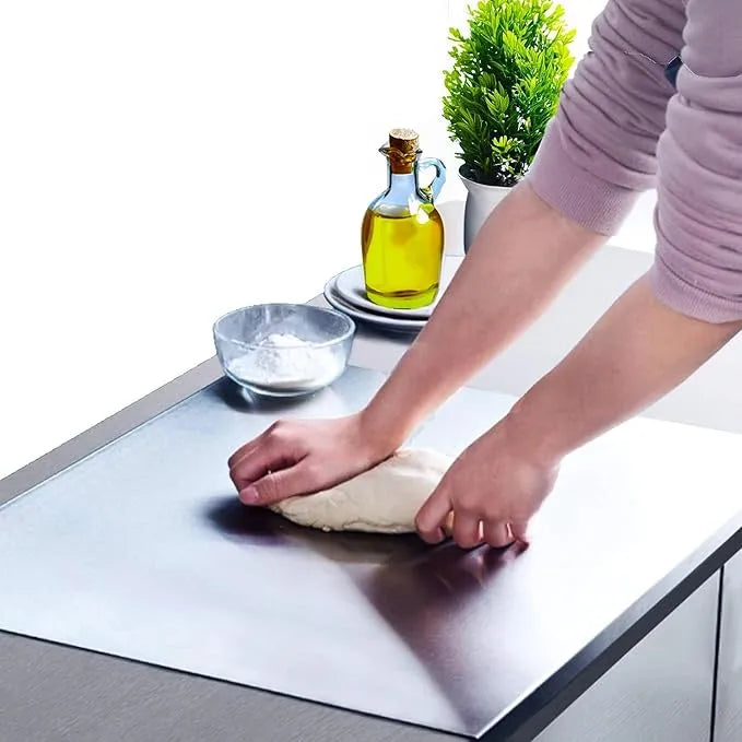 All-in-One Anti-Bacterial, Non-Slip, Stainless Steel Chopping Board