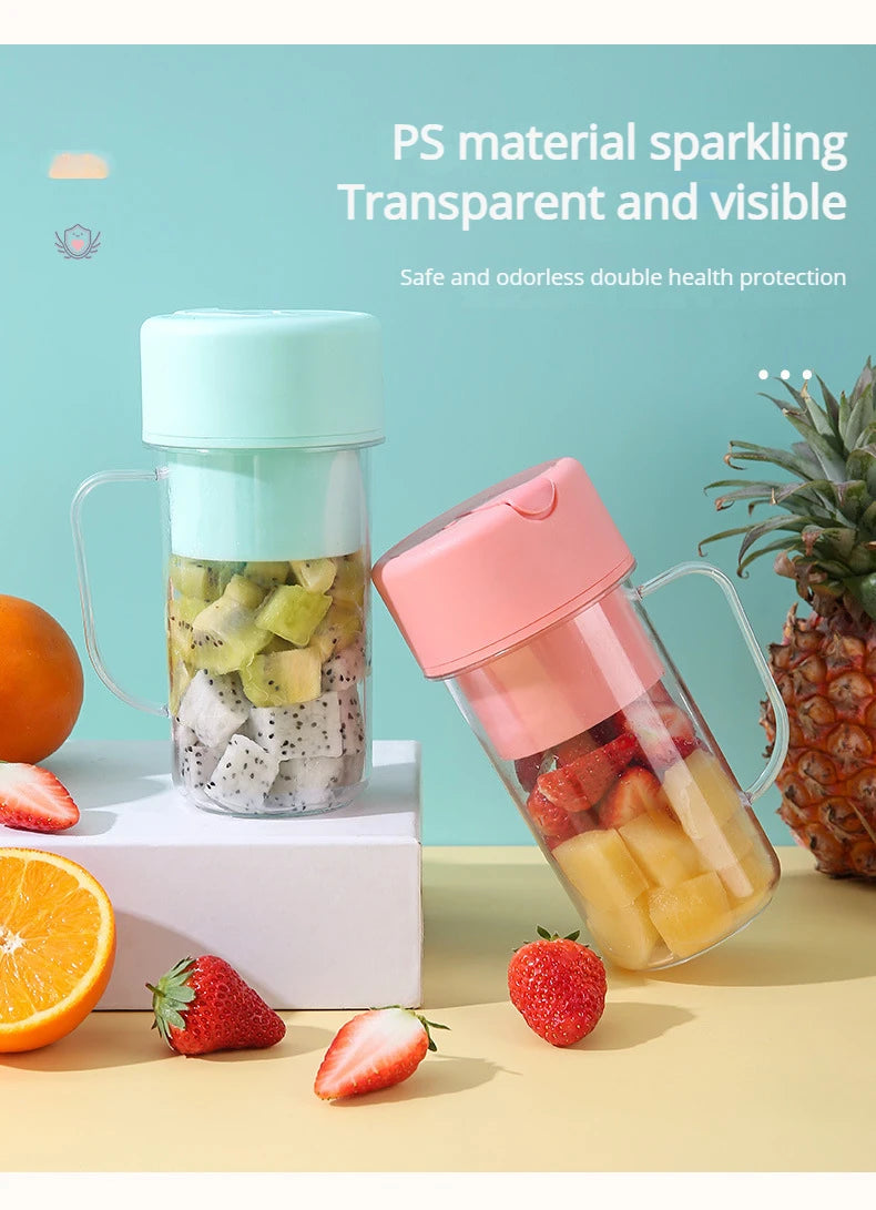 Portable Juicer Blender & Smoothie Maker With Built in Straw