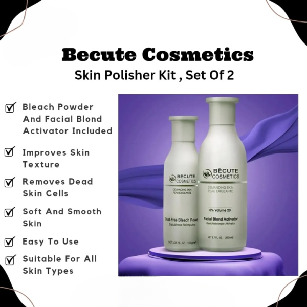 Becute Bleach Powder (100gm) & Facial Blonde Activator (200ml)