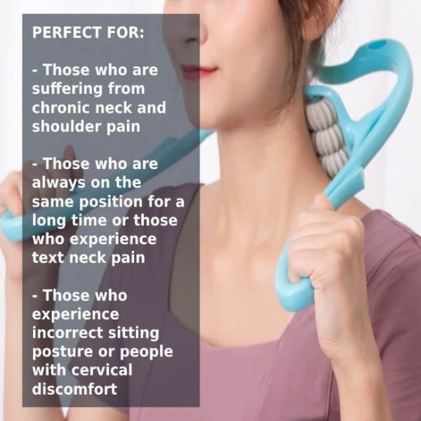 6 Wheel Pressure Point Neck & Body Massager