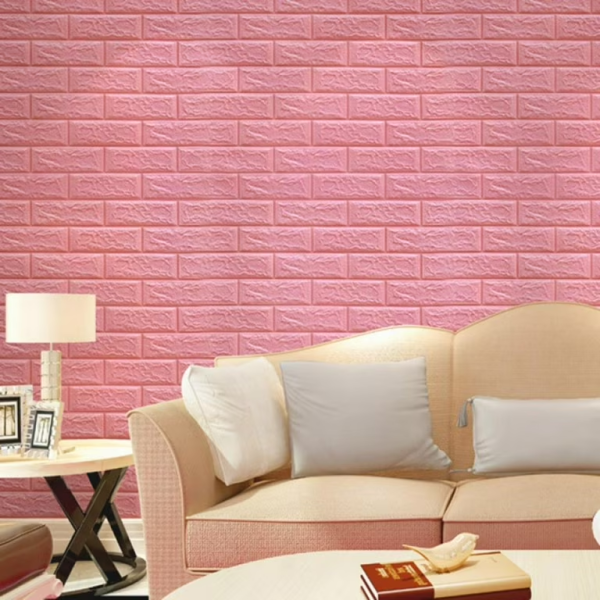 3D Waterproof Foam Brick Wallpaper - (2.25 X 2.50 Feet)