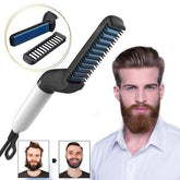 Multifunctional Hair & Beard Comb Brush Straightener