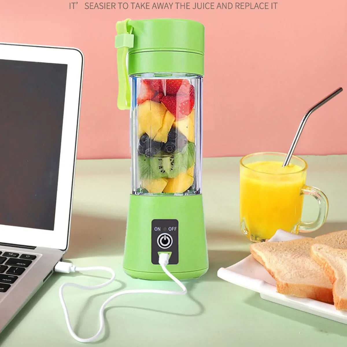 PORTABLE JUICER & MILKSHAKE BLENDER