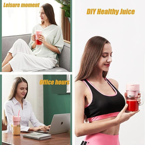 Portable Cordless Juicer USB Charging Fruit & Vegetable Blender