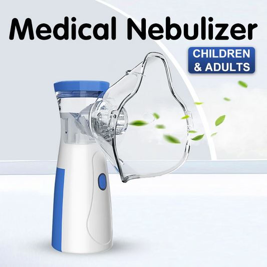 Portable Mesh Nebulizer – Inhaler for Adults & Kids | Silent Steam Machine for Asthma & Cold Relief