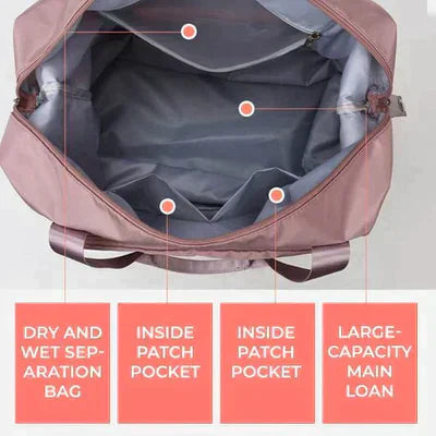 Foldable & Expandable Traveling Bag (Random Color)