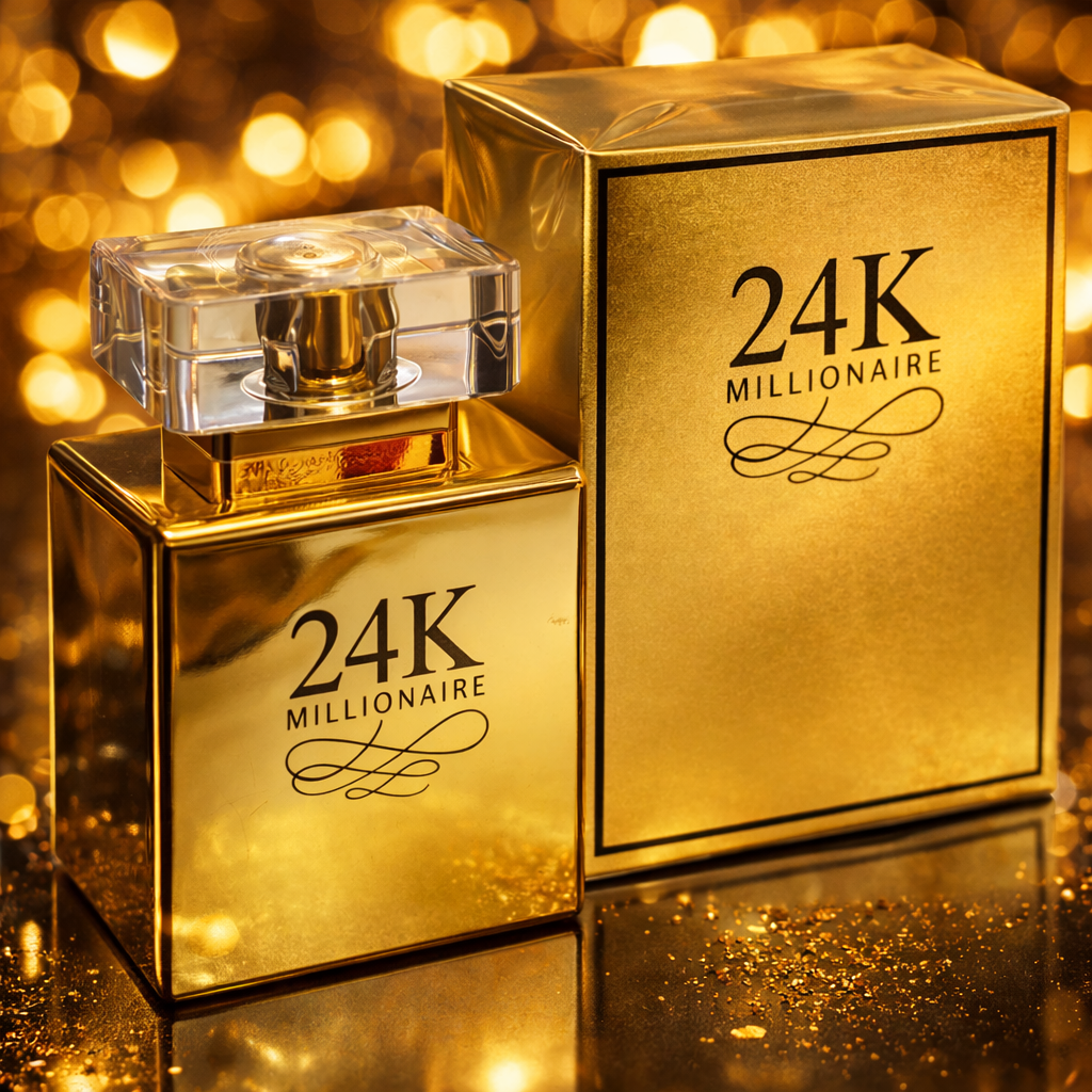 24K MILLIONAIRE Eau De Parfum for Men – Premium Long - Lasting Luxury Vaporisateur Natural Spray - 50ml