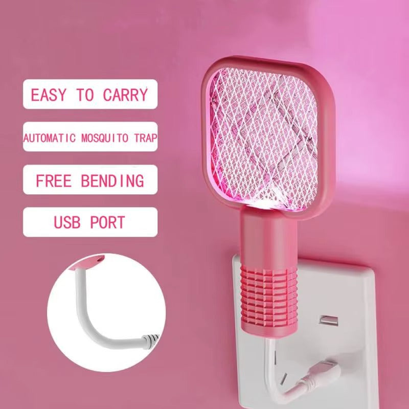 USB Portable Mini Mosquito Racket With UV Light
