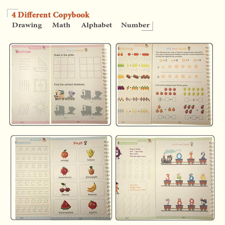 Sank Magic Practice CopyBooks (Special Discount) Buy 2 Set for 1,700 Rs