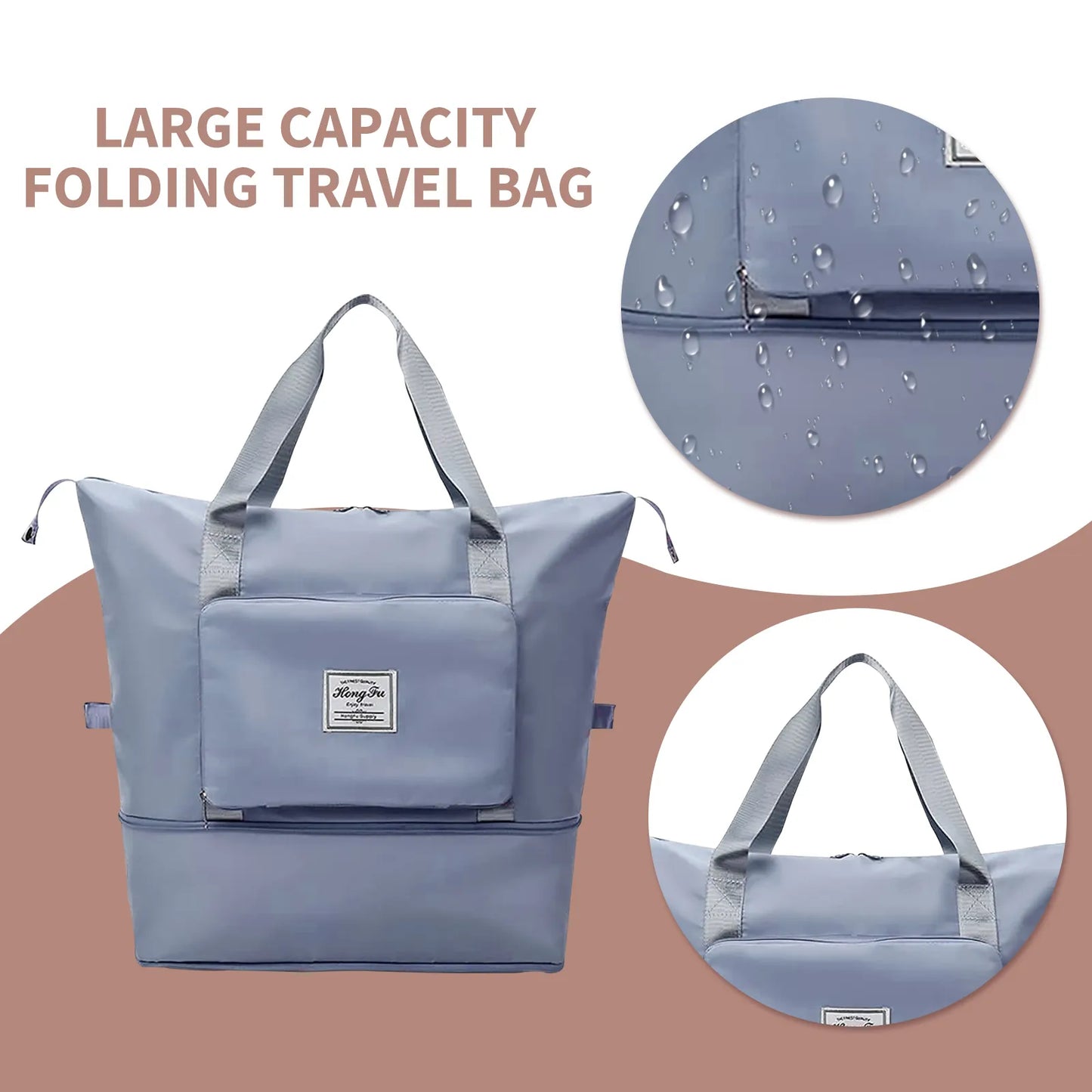 Foldable & Expandable Traveling Bag (Random Color)