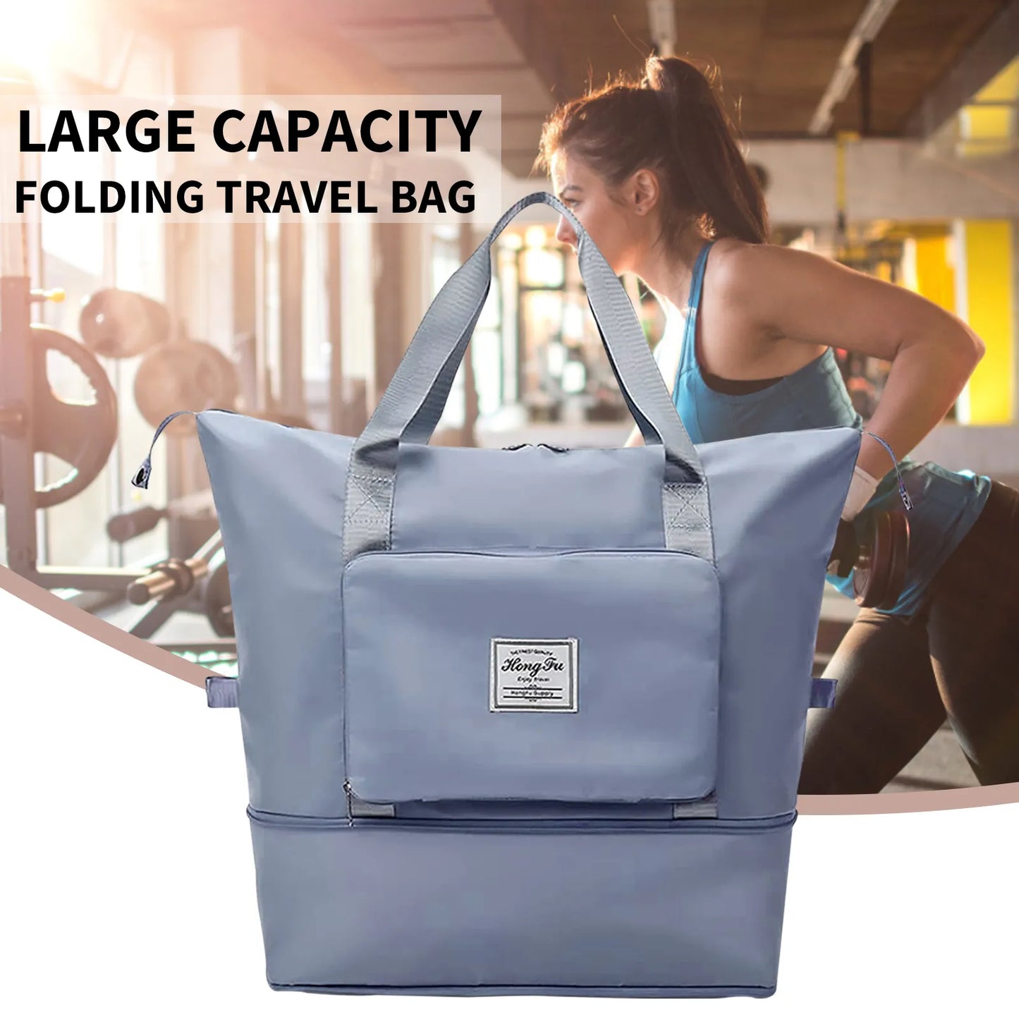 Foldable & Expandable Traveling Bag (Random Color)