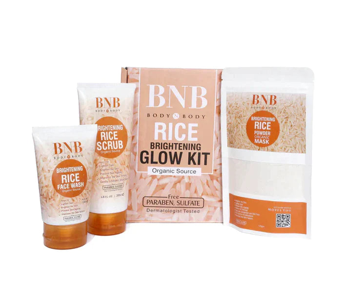 BNB Rice Extract Bright & Glow Kit - 💯 Original