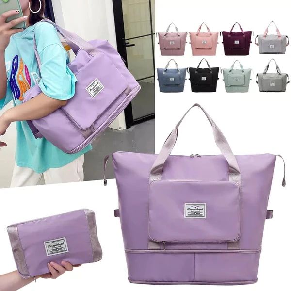 Foldable & Expandable Traveling Bag (Random Color)