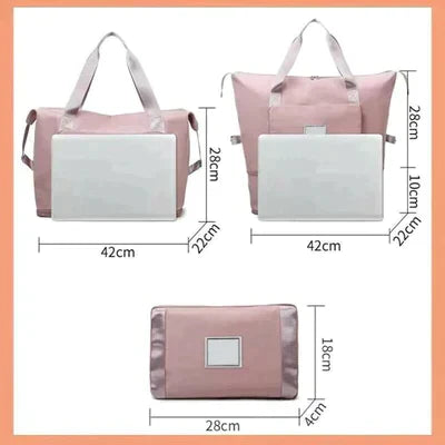 Foldable & Expandable Traveling Bag (Random Color)