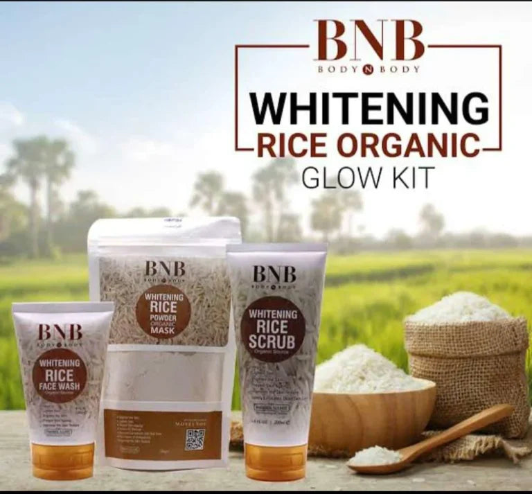 BNB Rice Extract Bright & Glow Kit - 💯 Original