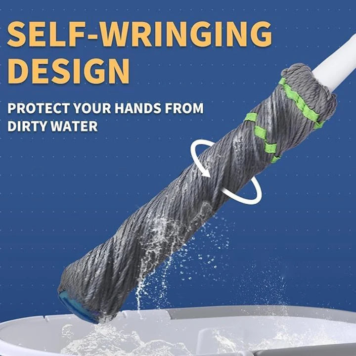 2-in-1 Rotatable Adjustable & Extendable Twist Mop