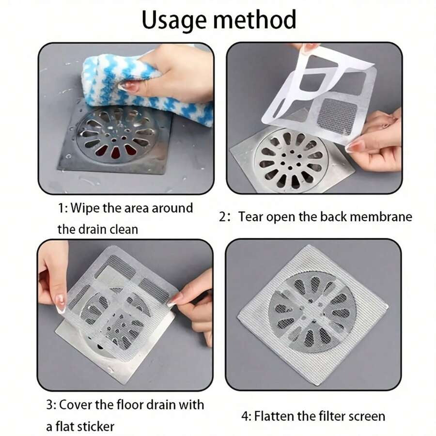 Self-Adhesive Floor Drain Stickers (Premium Quality Drain Stickers)