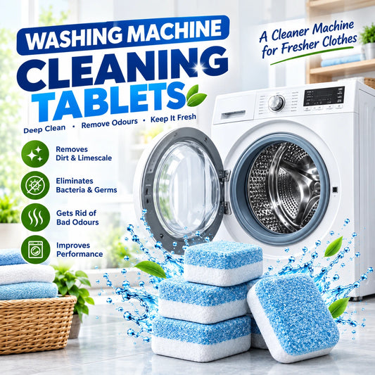 Washing Machine Cleaning Tablets – 12 Tablets Pack