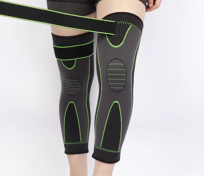 Long Compression Knee Sleeve Braces For Pain Relief