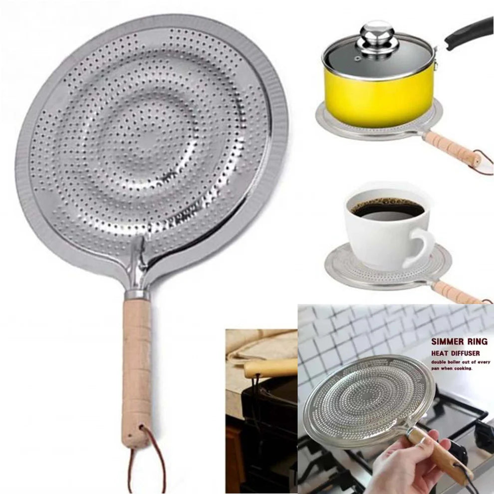 Simmer Ring With Wooden Handle